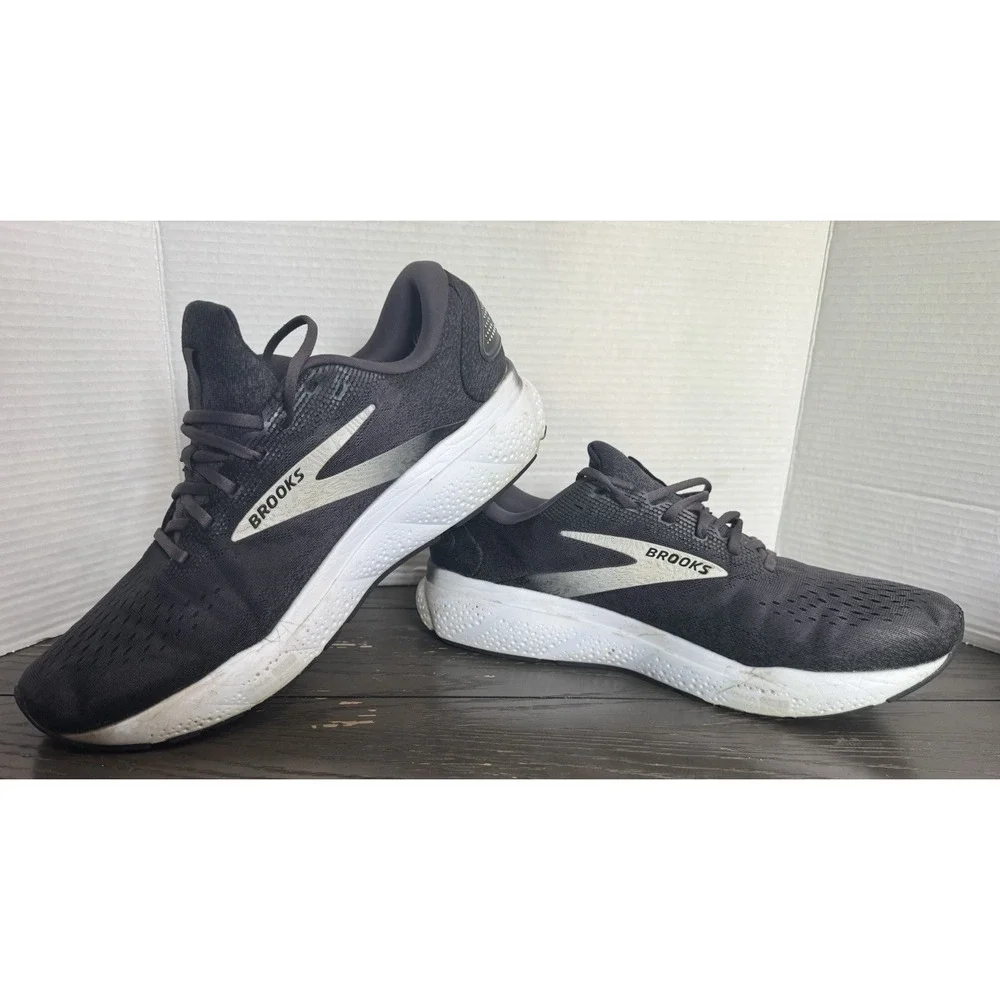 Brooks Ghost 16‎ Men's Size 14 (Medium) D Running Shoes Black, Grey & White